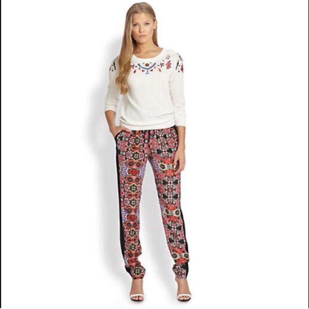 Rebecca Minkoff Floral Track Pant